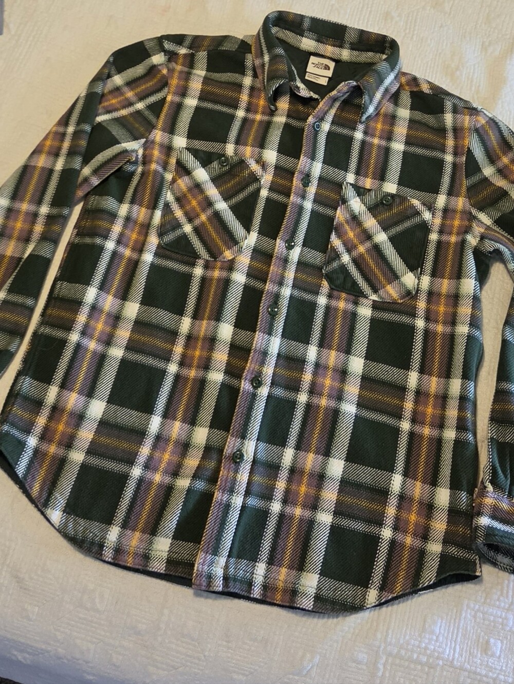 The North Face Men's Heavyweight Flannel Twill Shirt Jacket, Size Large